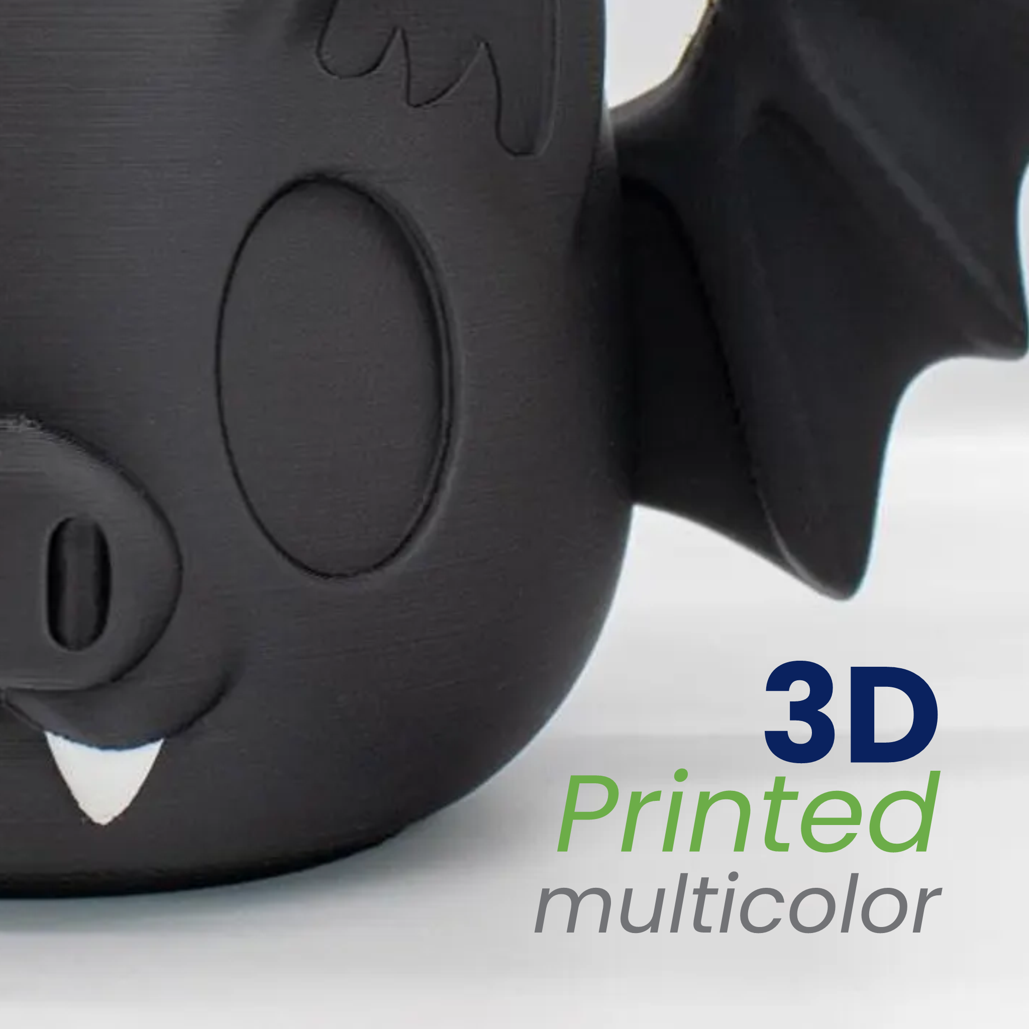 3D printed flying bat Halloween Decorations Indoor and outdoor Plant Pots, Planters for Gothic Home Decor, Flower Pot, Goth Pen Holde