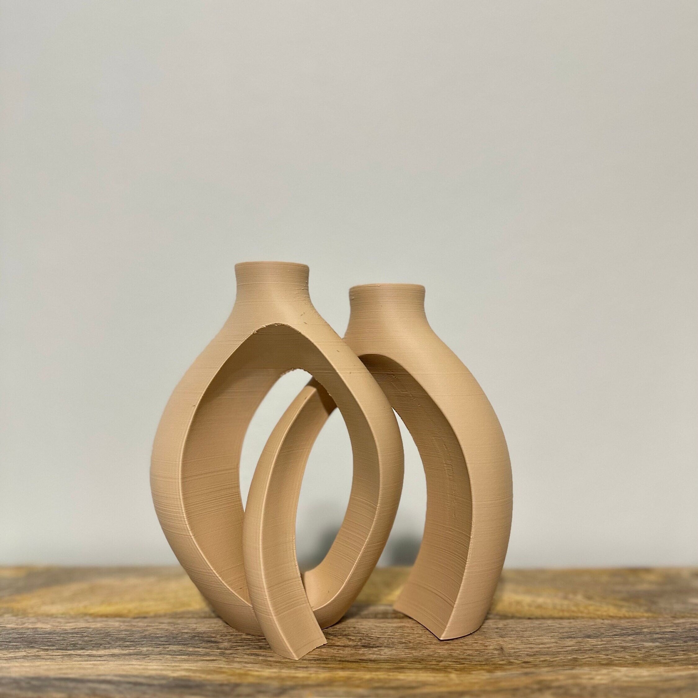 3D Printed Vase Modern Vase for Flowers, Nordic Vase Decor, Aesthetic Vase, Aesthetic Desk Decor, Minimalist Vase