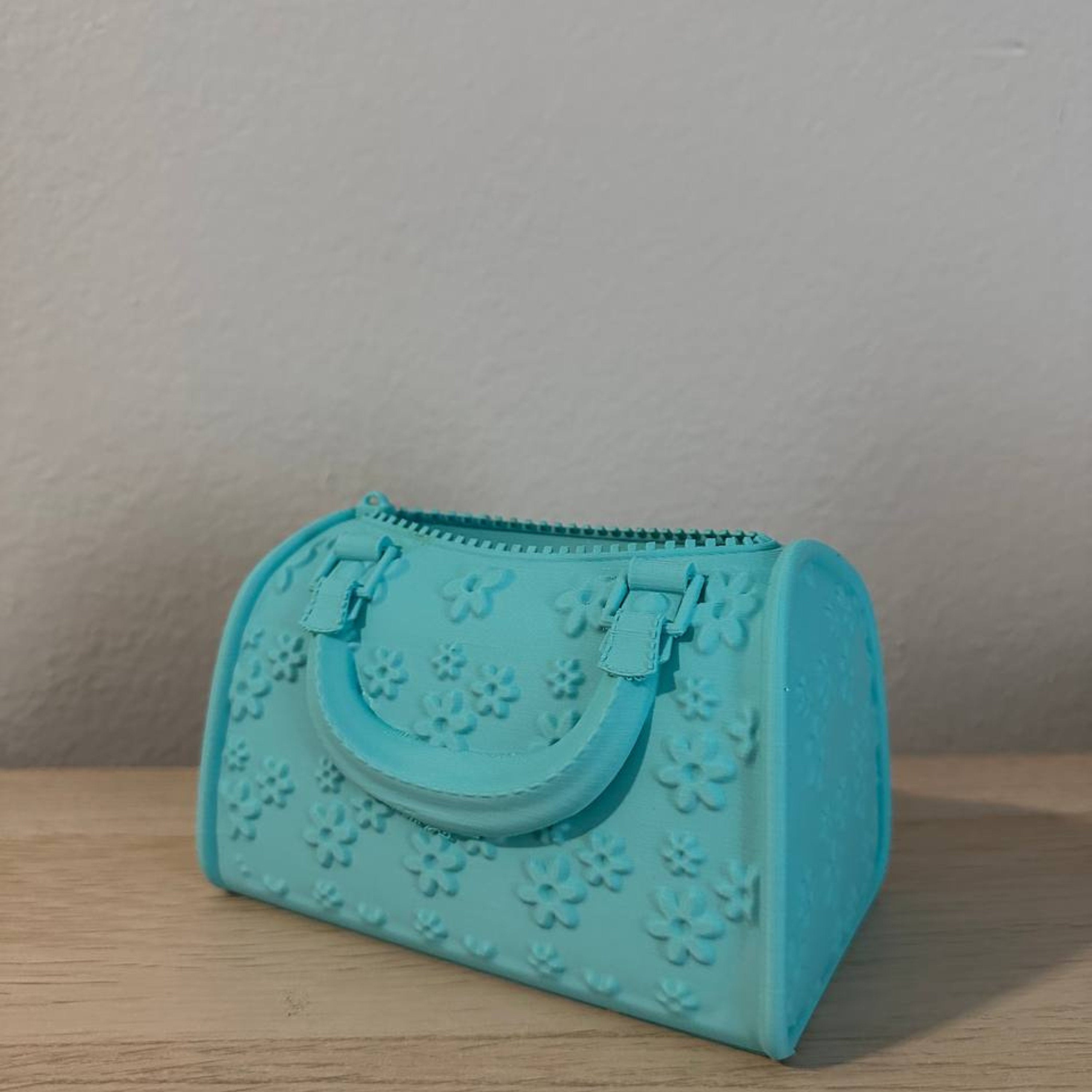 3D Printed Purse Vase, Flower Vase, Handbag Planter, Purse Flower Vase, Flower Pot Home Decoration