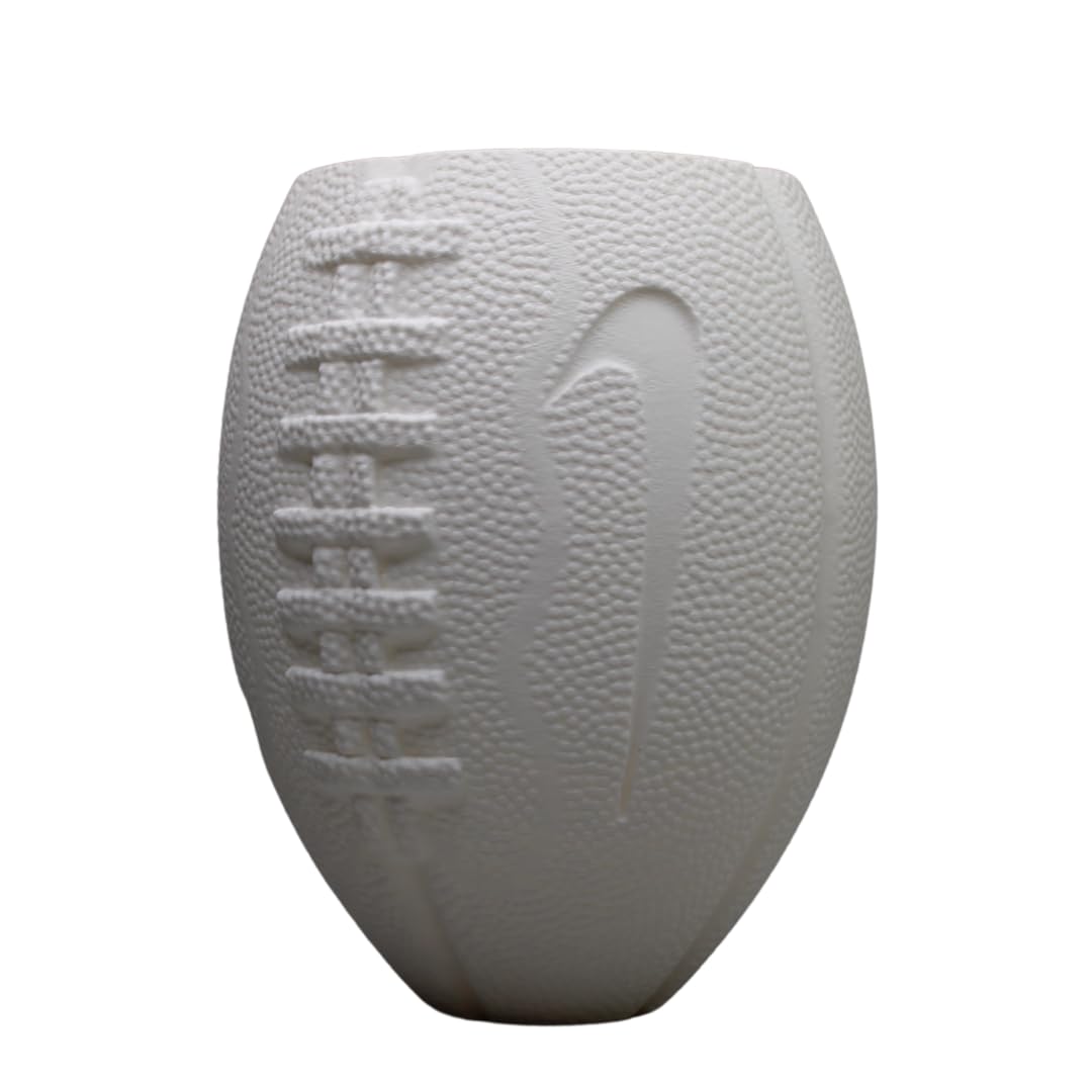 American Football Planter Pot 3D Printed - Plant Pot for Indoor Plants- Plastic -Unique planter for indoor with Drainage hole - MADE IN USA - Print Level 3D