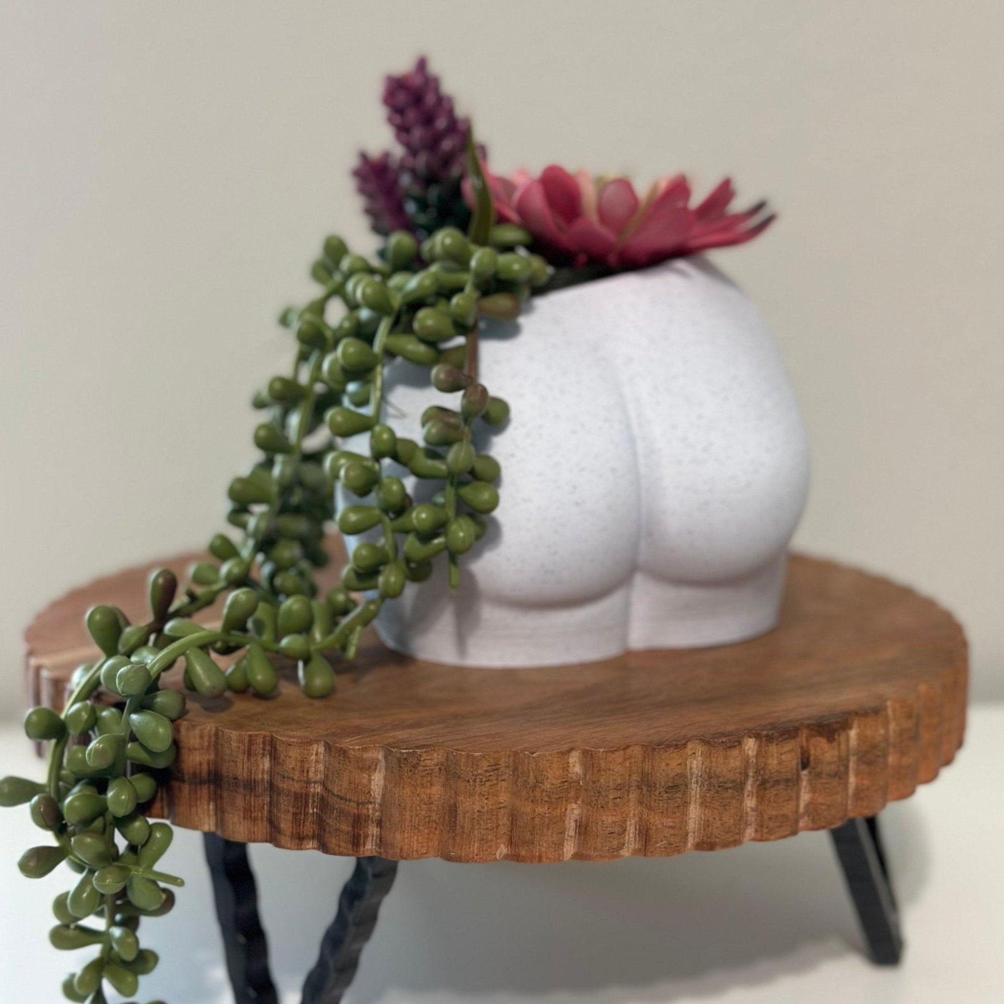 Butt Planter Decor, Booty Pot, Woman Body Planters, Nude Cheeky Plant Pot Vase - Print Level 3D