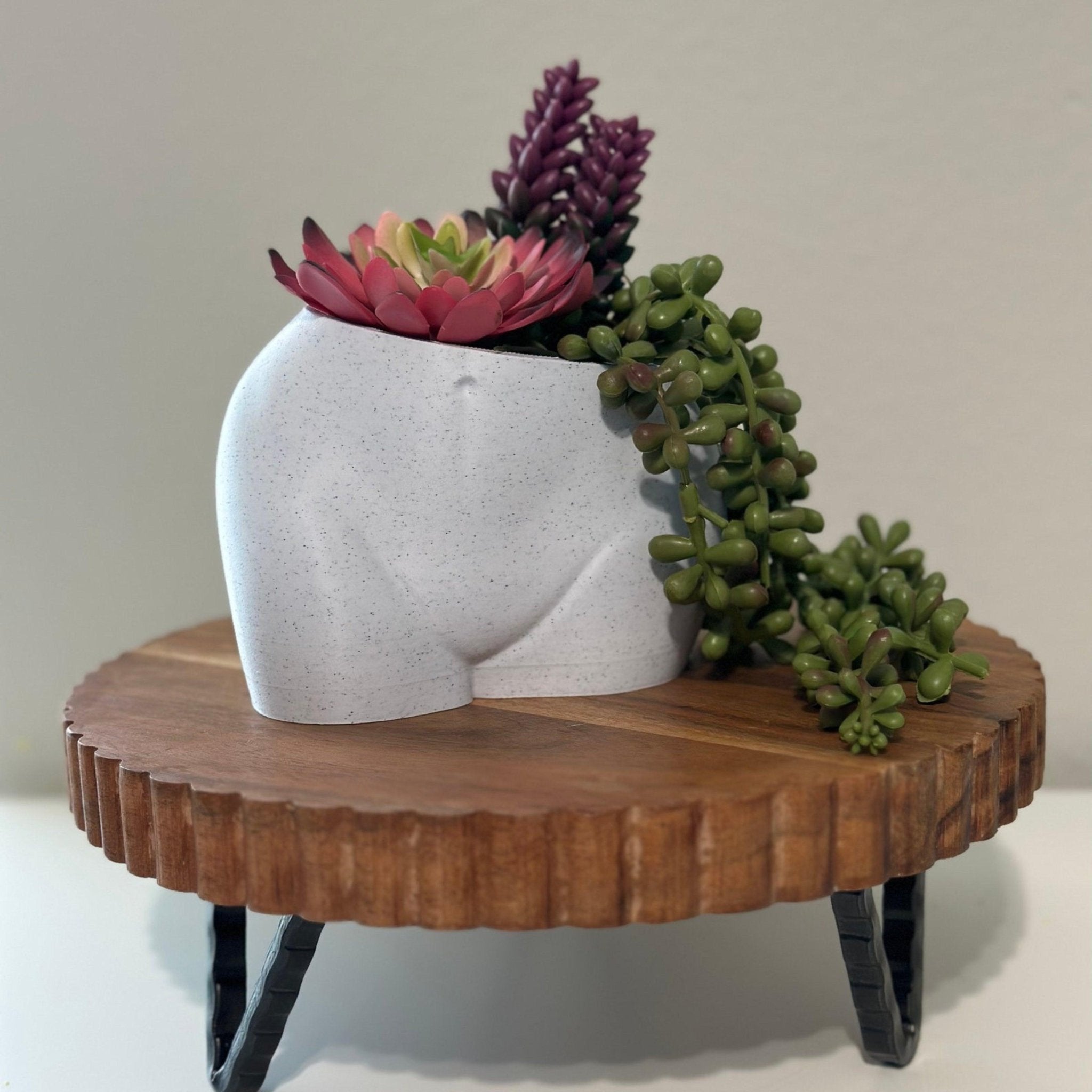 Butt Planter Decor, Booty Pot, Woman Body Planters, Nude Cheeky Plant Pot Vase - Print Level 3D