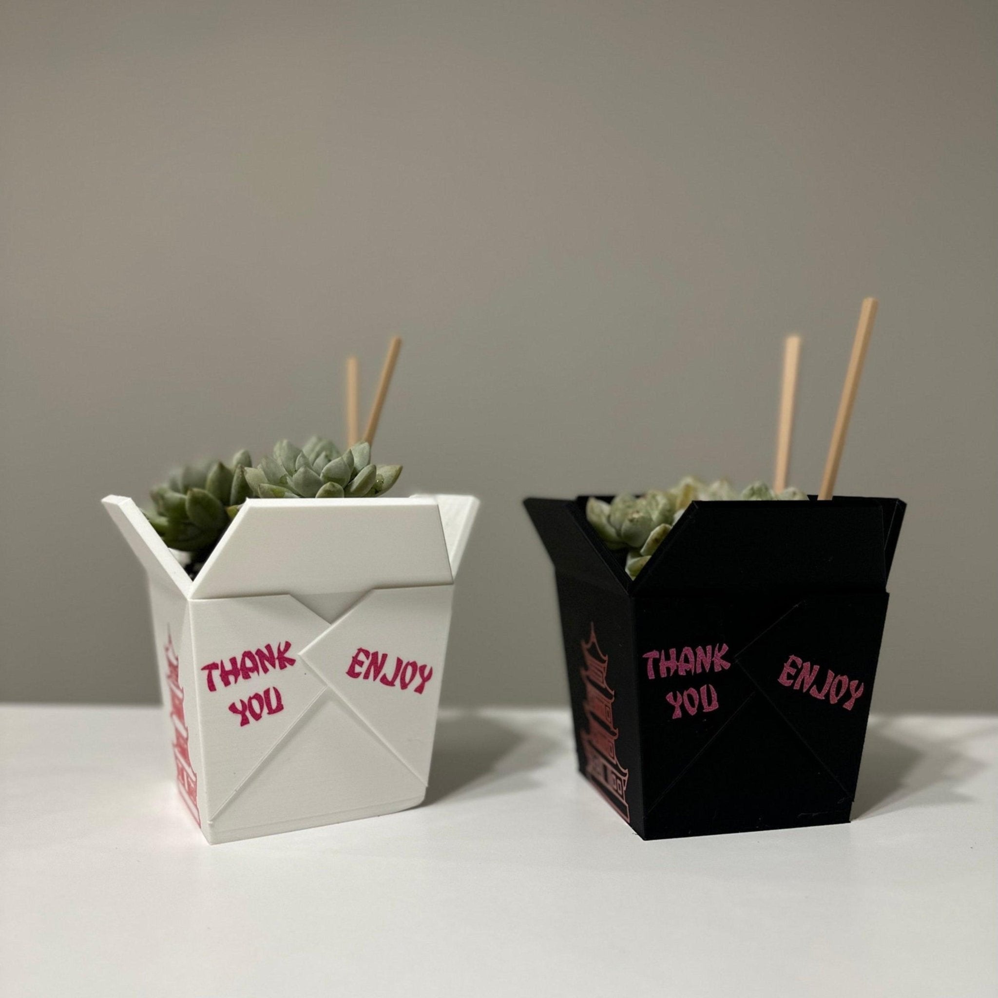 Chinese Planter Take-Out Box