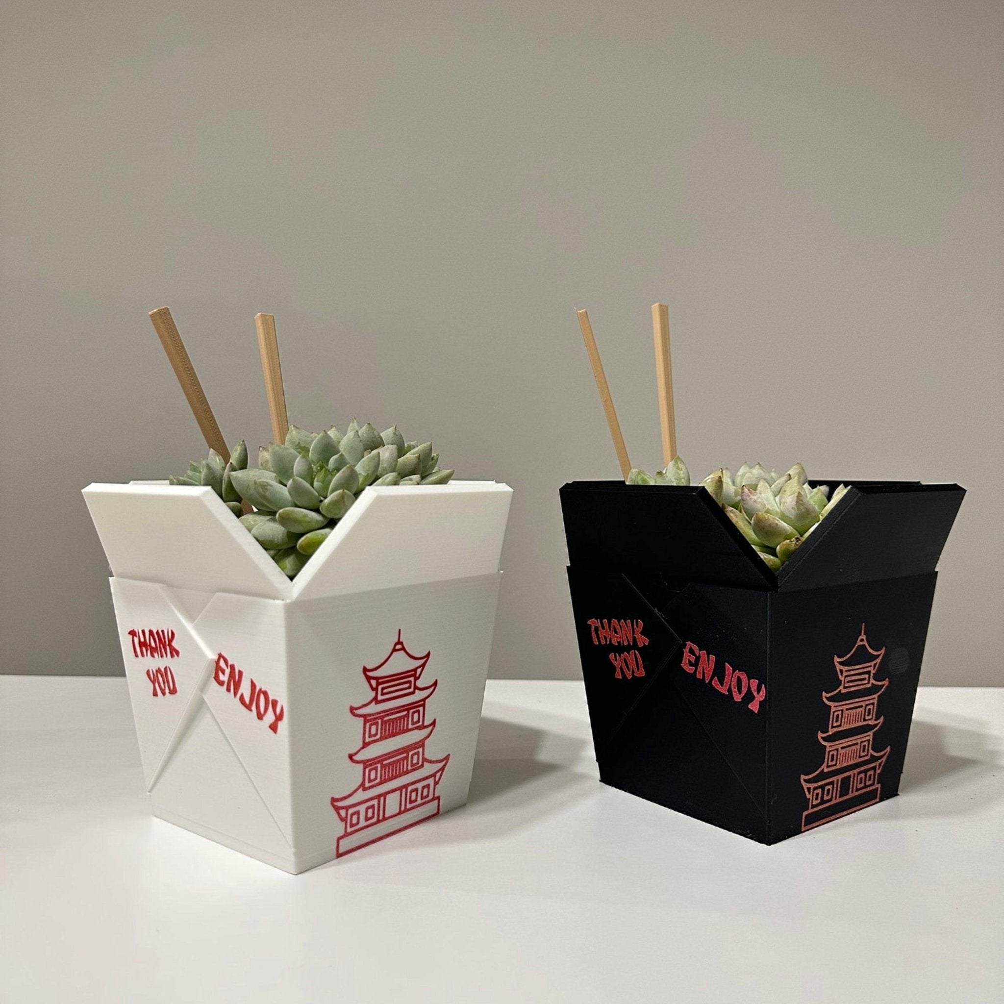 Chinese Planter Take-Out Box