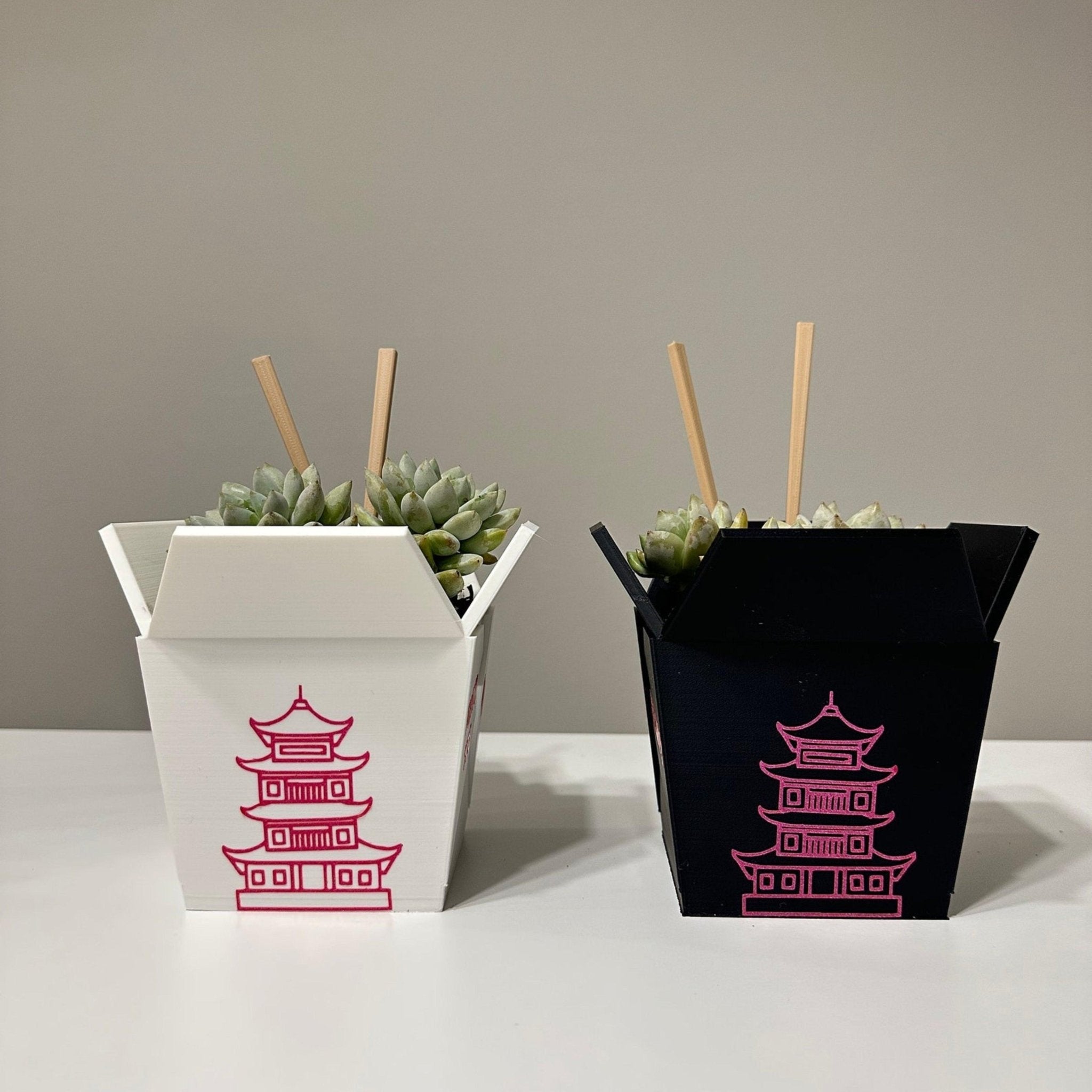 Chinese Planter Take-Out Box