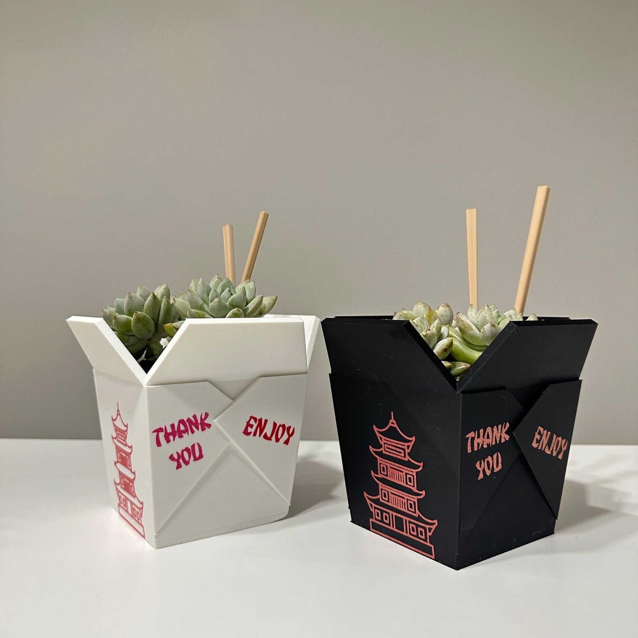 Chinese Planter Take-Out Box