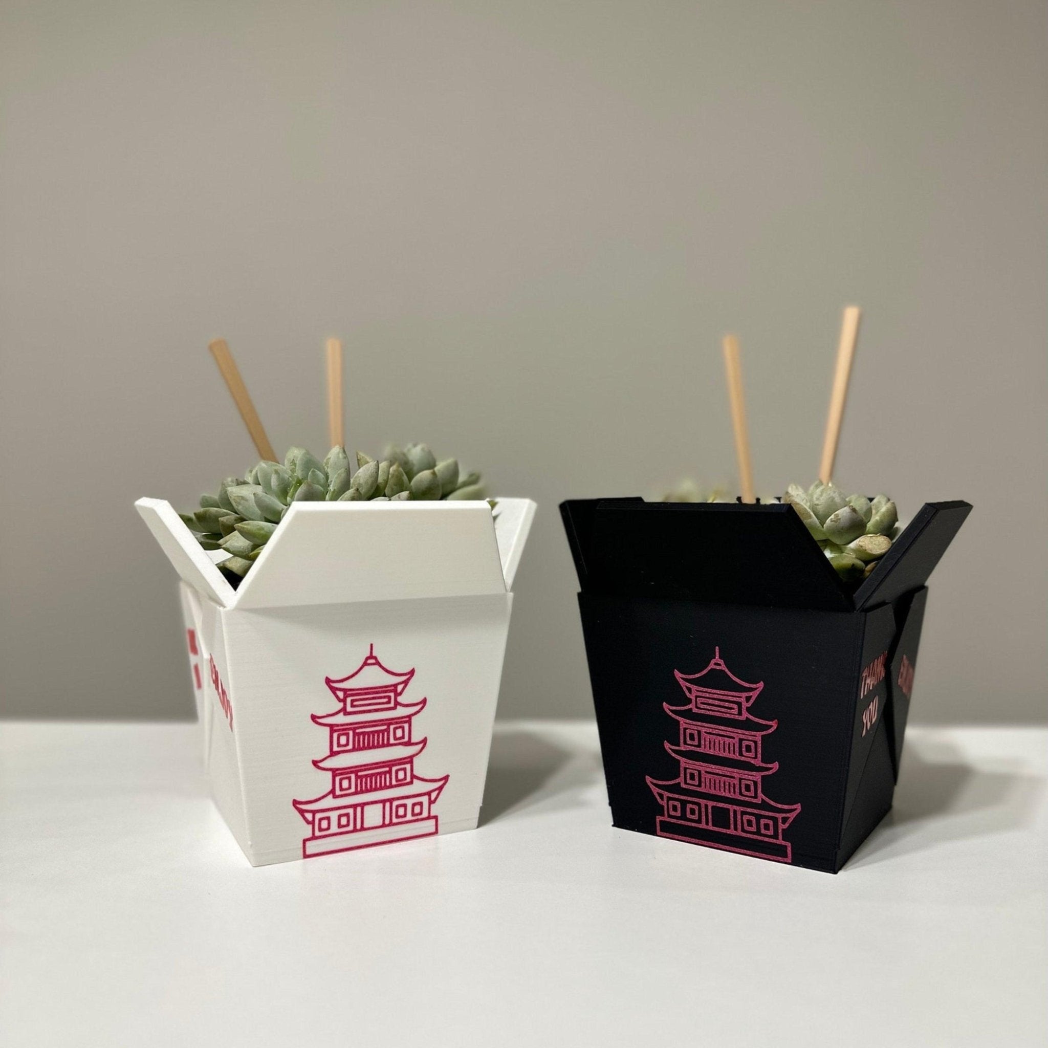 Chinese Planter Take-Out Box