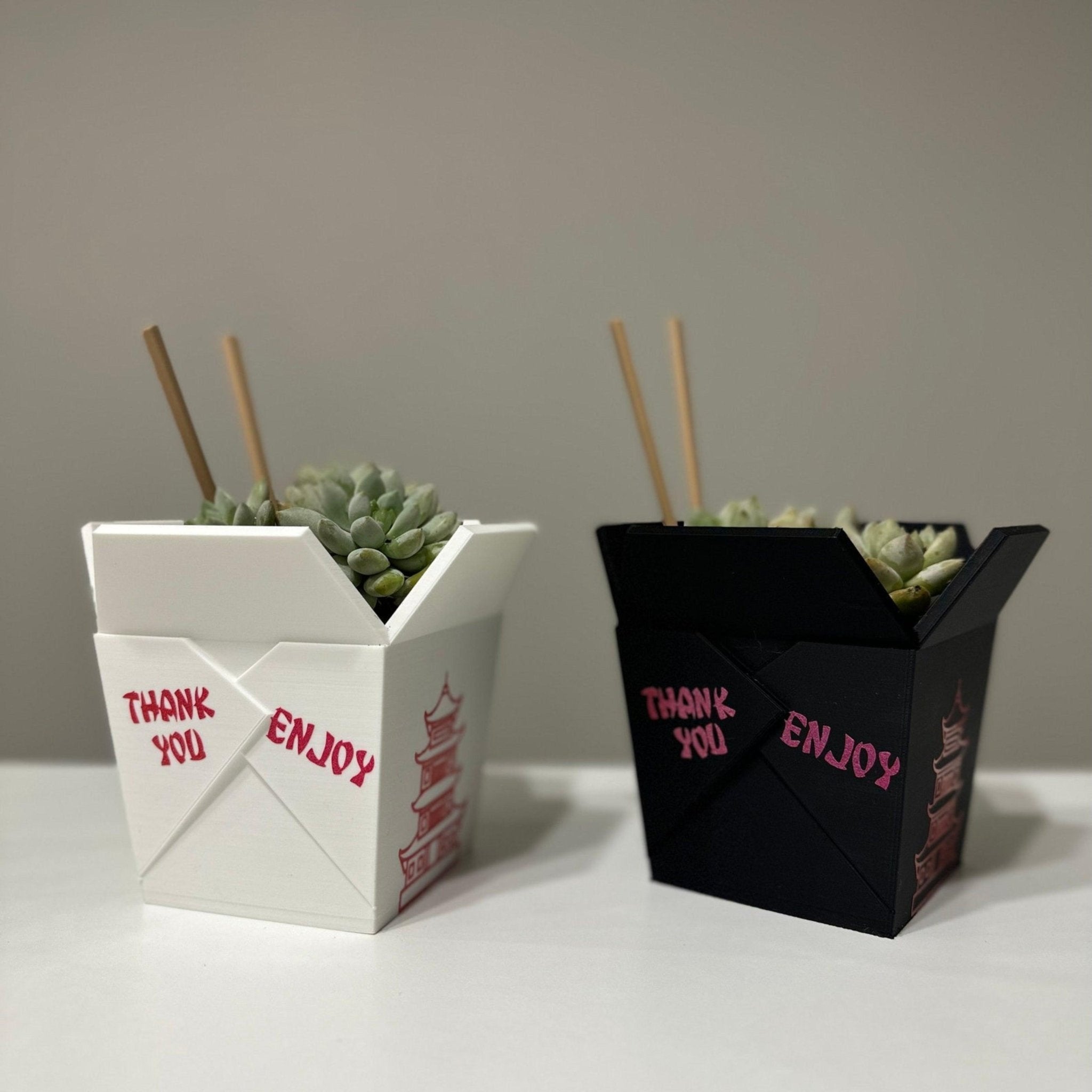 Chinese Planter Take-Out Box