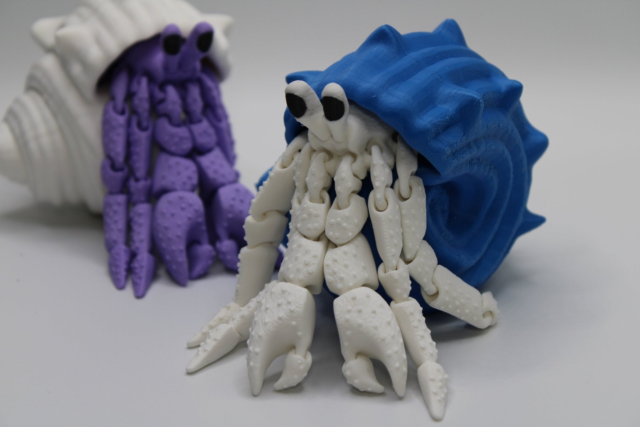 Hermit Crab Action Figure, Home Decor with our Flexible and Posable Hermit Crab Action Figure - Print Level 3D