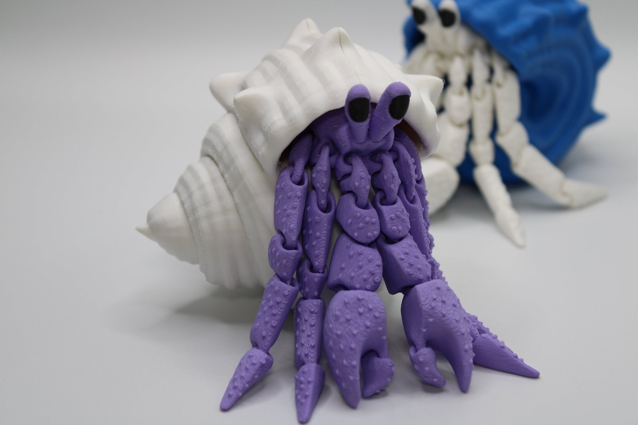 Hermit Crab Action Figure, Home Decor with our Flexible and Posable Hermit Crab Action Figure - Print Level 3D