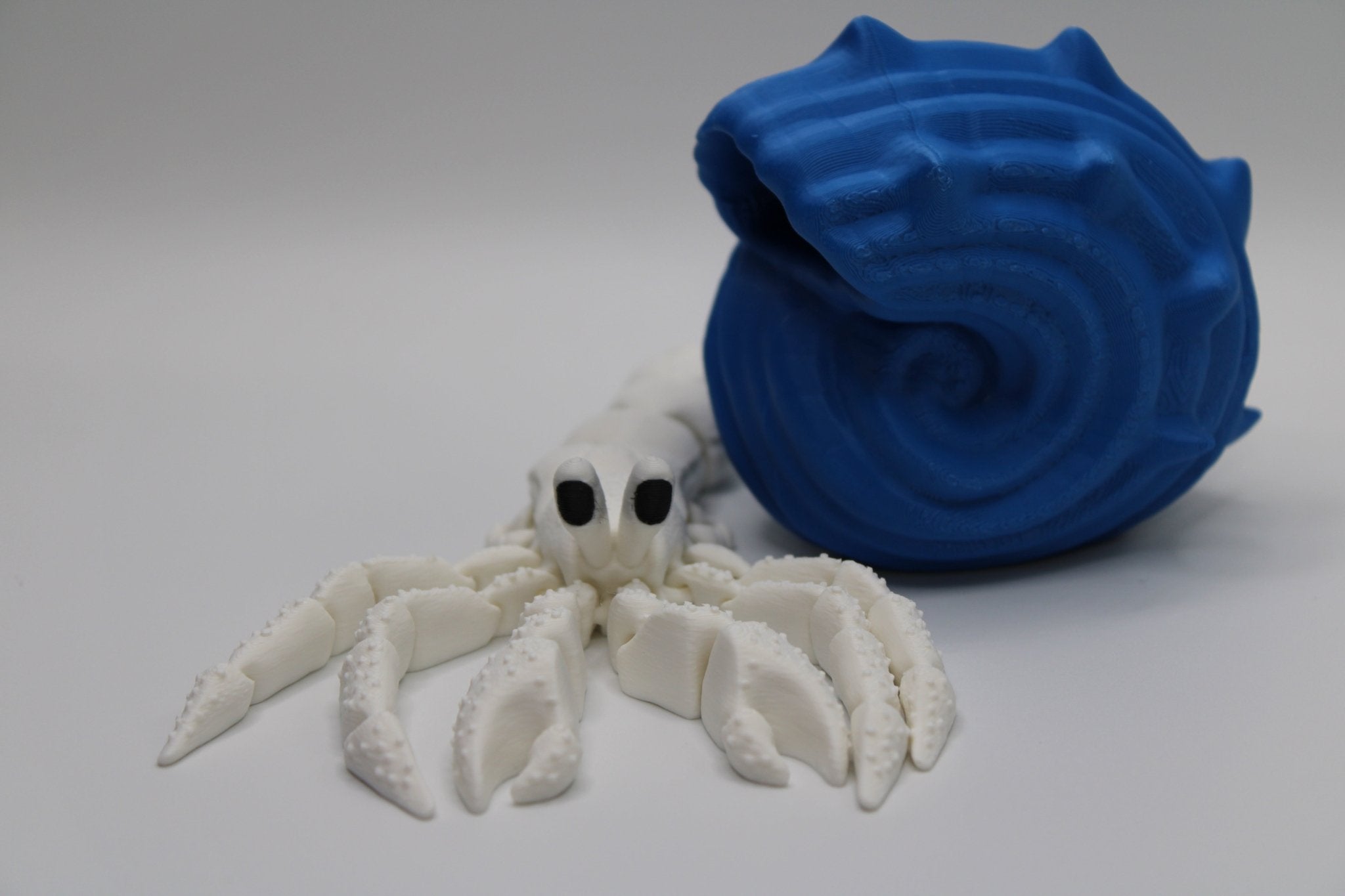 Hermit Crab Action Figure, Home Decor with our Flexible and Posable Hermit Crab Action Figure - Print Level 3D