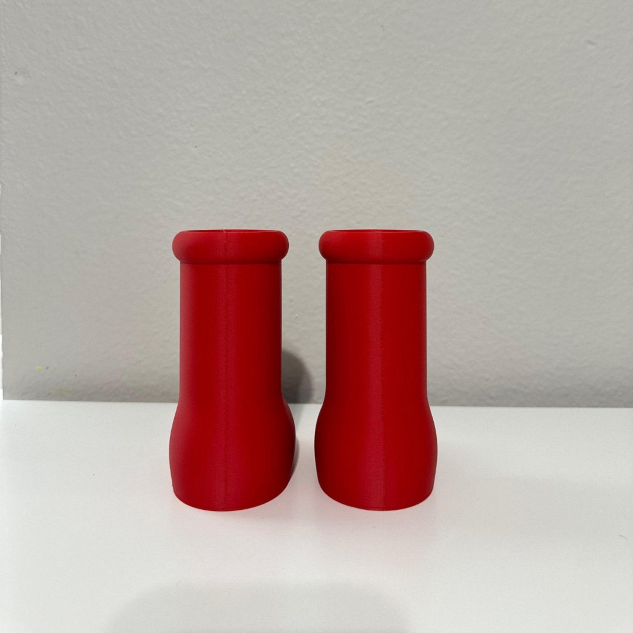 Pair of Big Red Boots - Pen and Pencil Cup Holder - Home decor - Cartoon Boots - 3D Printed - Print Level 3D