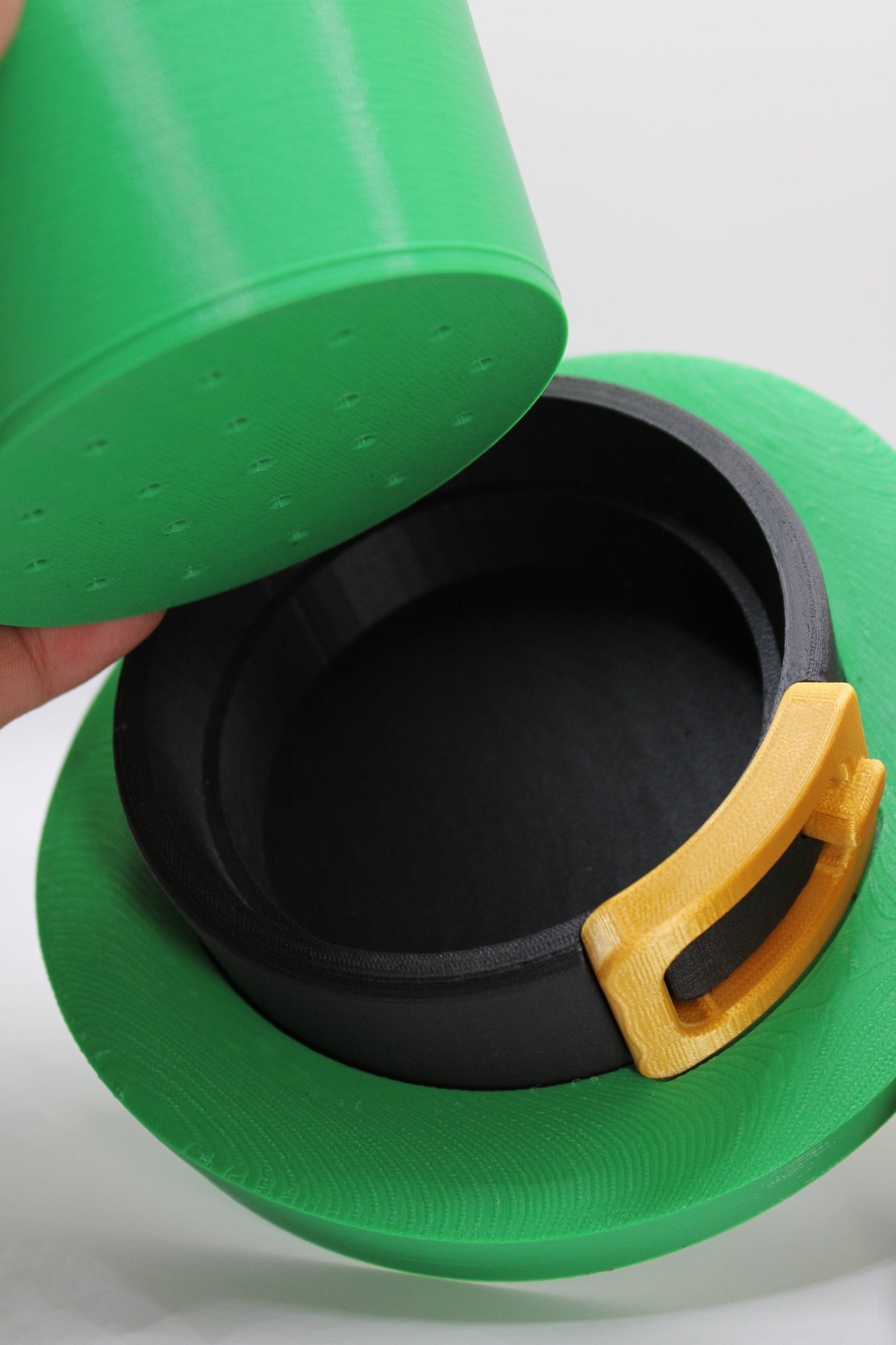 Saint Patrick's Day Leprechaun Hat 3D printed planter whit drain tray, planter pot indor custom planter - Print Level 3D