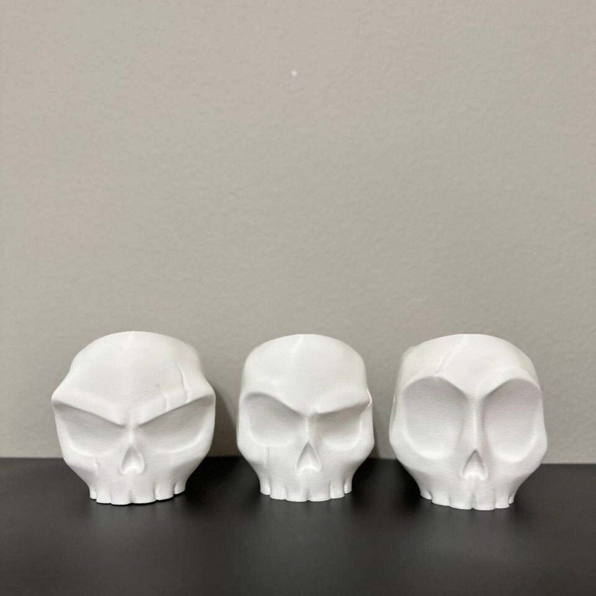 Skull Planter Pot - Human Skull - Skull Vase - Skull Pot - Skull Planter - Print Level 3D