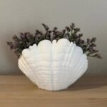 Elegant Centerpiece Shell Vase – Stunning Beach - Inspired Décor