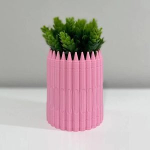 3d crayon pencil planter