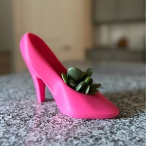 high heeled planter pot