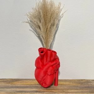 human heart vase