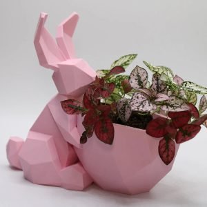 bunny planter pot