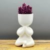 yoga planter pot