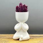 Stunning Yoga Planter Pot – Serene Pose Decor