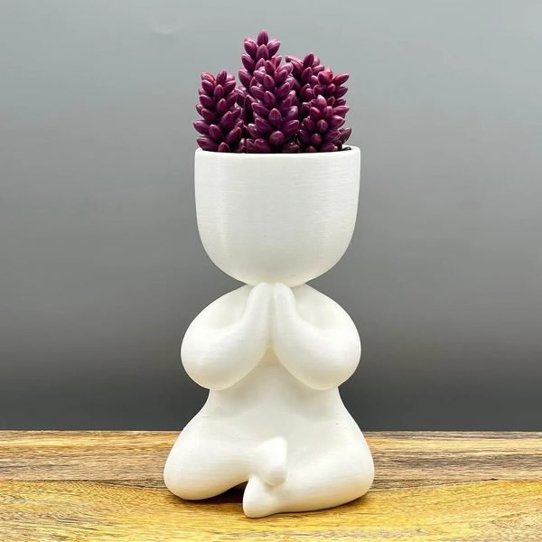 yoga planter pot