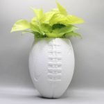 American Football Planter Pot 3D Printed - Unique planter with Drainage hole