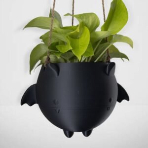 bat hanging planter